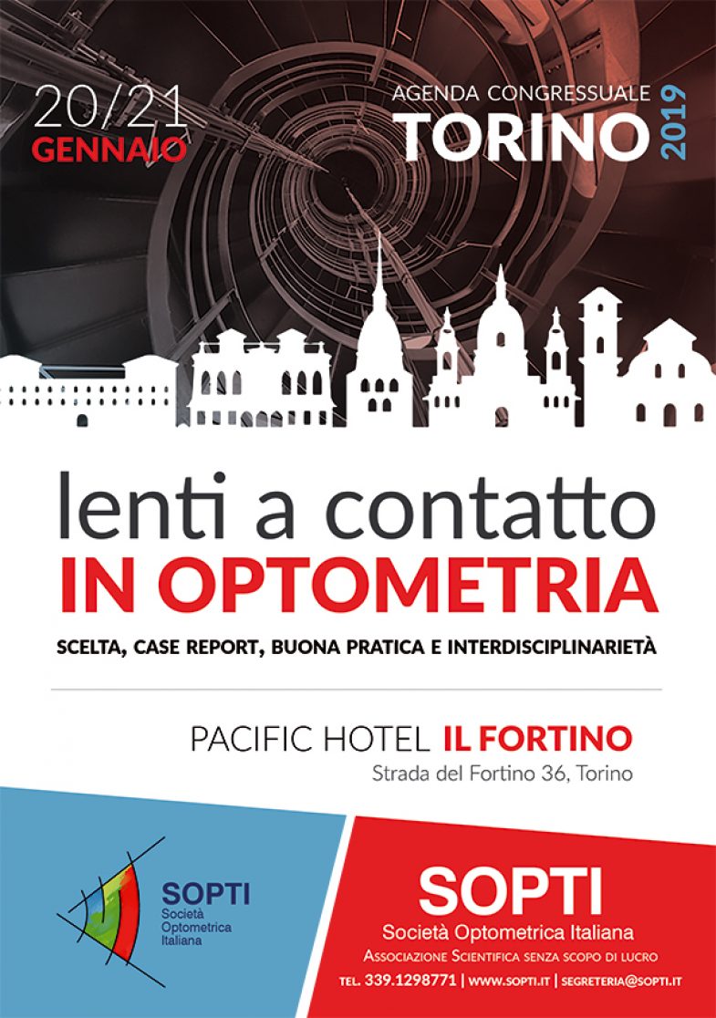 Aggiornamento SOPTI “Lenti a contatto in optometria” – 20-21 Gennaio 2019 – Torino