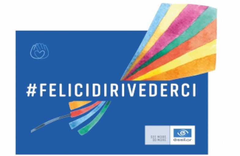 Essilor Italia al fianco dei centri ottici con la campagna #FELICIDIRIVEDERCI
