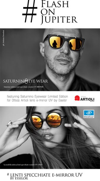 Essilor e Saturnino Eyewear: nuove lenti per Jupiter1