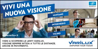 Nuova campagna media Varilux On Air dal 14 febbraio. Tv, web e mobile per le lenti progressive d’eccellenza